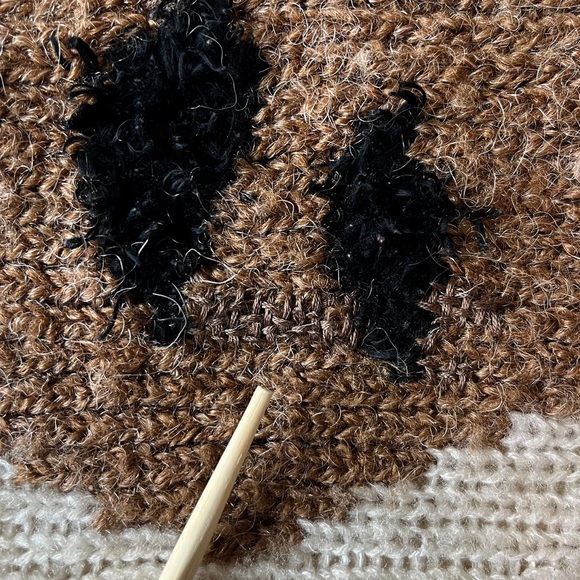 Carducci 1980s zebra leopard sweater - Picture 3 of 4